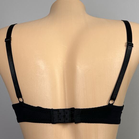 Frederick’s Of Hollywood Bombshell Bra Padded Push Up Size 34C Black Underwire - Picture 5 of 9